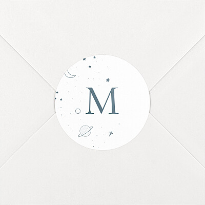 Stickers naissance blanc rêve bleu blanc Stickers naissance blanc rêve bleu blanc