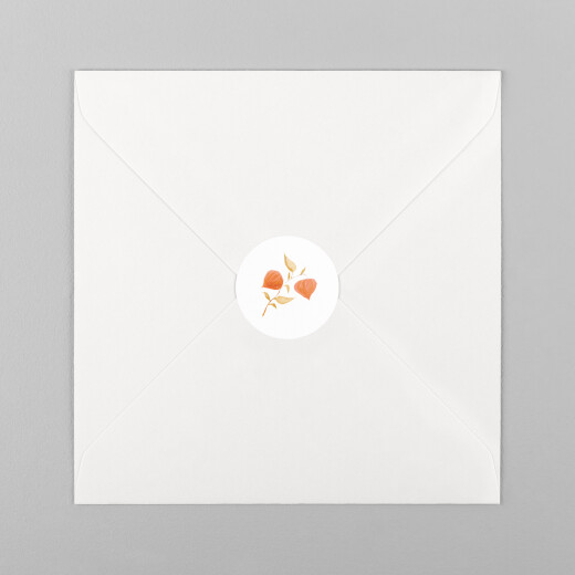 Stickers pour enveloppes naissance Quatre saisons automne - Vue 2 Stickers pour enveloppes naissance Quatre saisons automne - Vue 2