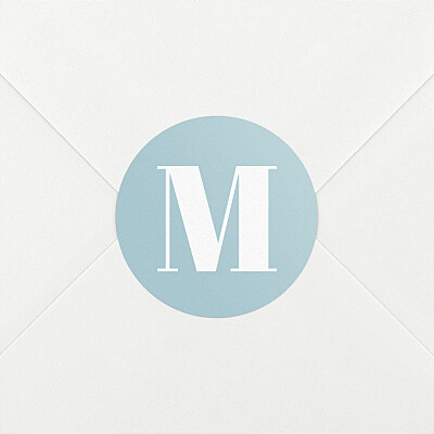 Stickers naissance bleu initiale bleu Stickers naissance bleu initiale bleu