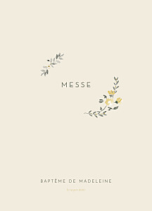 Livret de messe classique mon petit trousseau beige Livret de messe classique mon petit trousseau beige