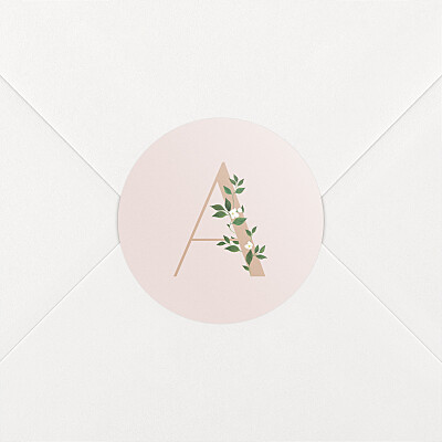 Stickers naissance rose lettres fleuries rose Stickers naissance rose lettres fleuries rose