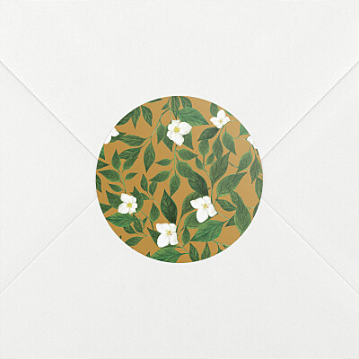 Stickers naissance orange lettres fleuries jaune et bleu Stickers naissance orange lettres fleuries jaune et bleu