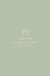 Carton d'invitation mariage vert jeune pousse vert Carton d'invitation mariage vert jeune pousse vert