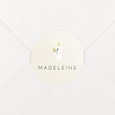 Stickers naissance personnalisés mon petit trousseau beige Stickers naissance personnalisés mon petit trousseau beige