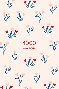 Carte de remerciement photos jardin de flœurs rouge Carte de remerciement photos jardin de flœurs rouge
