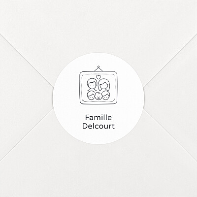 Stickers naissance blanc mon histoire en pictos blanc Stickers naissance blanc mon histoire en pictos blanc