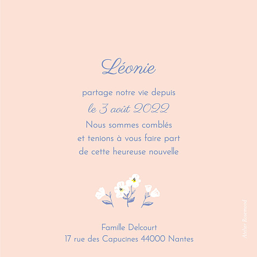 Faire-part de naissance Blossom (triptyque) Rose - Page 5 Faire-part de naissance Blossom (triptyque) Rose - Page 5