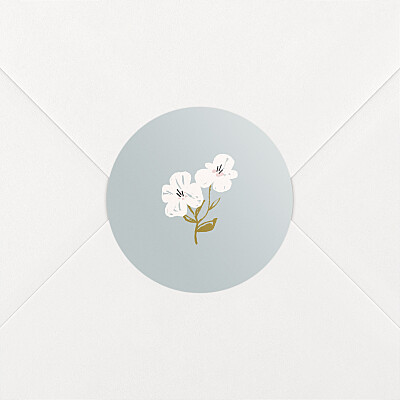 Stickers naissance bleu blossom bleu Stickers naissance bleu blossom bleu