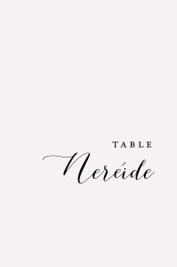 Marque-table mariage Jeune pousse (dorure) beige Marque-table mariage Jeune pousse (dorure) beige