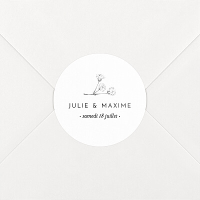 Stickers pour enveloppes mariage le collectif joli brin blanc Stickers pour enveloppes mariage le collectif joli brin blanc