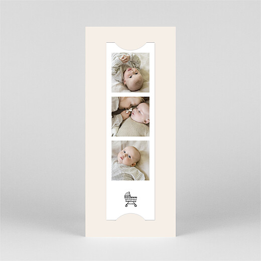 Faire-part de naissance Ton petit univers (marque-page) blanc - Vue 3 Faire-part de naissance Ton petit univers (marque-page) blanc - Vue 3