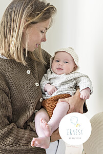Faire-part de naissance avec photo ton petit univers (portrait) couleur Faire-part de naissance avec photo ton petit univers (portrait) couleur