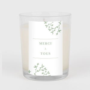 Étiquette autocollante mariage Reflets dans l'eau vert Étiquette autocollante mariage Reflets dans l'eau vert