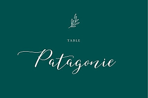 Marque-table mariage classique ronde des prés vert Marque-table mariage classique ronde des prés vert