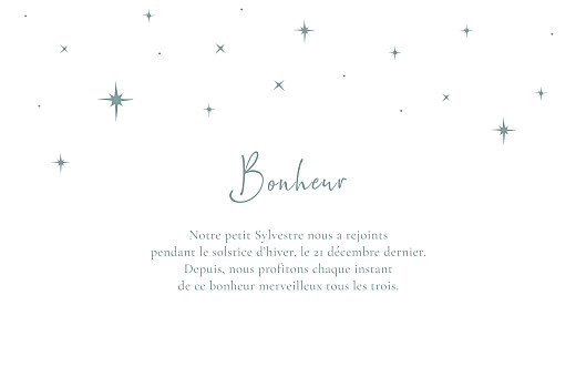 Faire-part de naissance Sous les étoiles (dorure) Bleu - Page 3 Faire-part de naissance Sous les étoiles (dorure) Bleu - Page 3