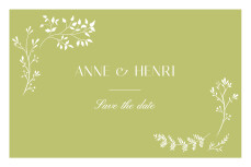 Save the Date Brins d'été Bambou Save the Date Brins d'été Bambou