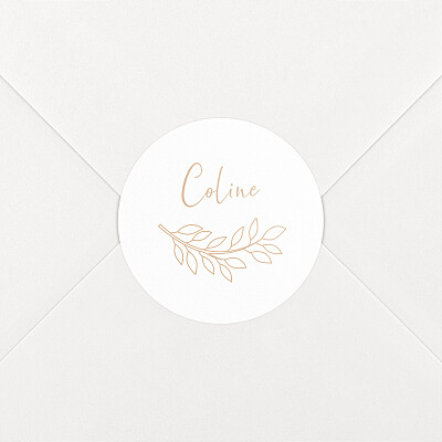 Stickers pour enveloppes naissance orange arbre généalogique pêche Stickers pour enveloppes naissance orange arbre généalogique pêche