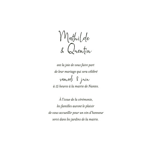 Faire-part de mariage Enchanté (4 pages) dorure vert - Page 3 Faire-part de mariage Enchanté (4 pages) dorure vert - Page 3