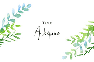 Marque-table mariage bleu enchanté (dorure) bleu Marque-table mariage bleu enchanté (dorure) bleu