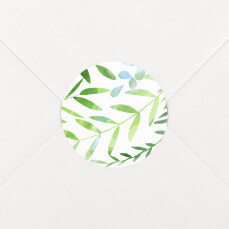 Stickers pour enveloppes mariage Enchanté bleu