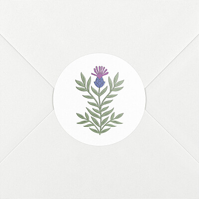 Stickers pour enveloppes naissance vert botanique vert Stickers pour enveloppes naissance vert botanique vert