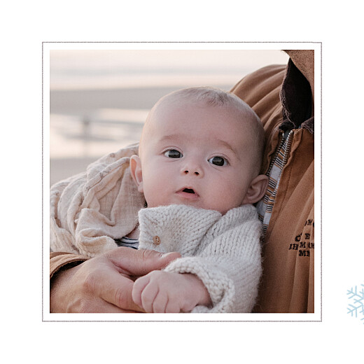 Faire-part de naissance Premiers flocons photo bleu clair - Page 2 Faire-part de naissance Premiers flocons photo bleu clair - Page 2