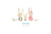 Faire-part de naissance Petits lapins (3 enfants) garçon - Page 1