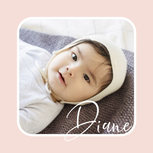 Faire-part de naissance Pastille (petit format) rose