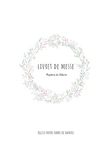 Livret de messe ronde des prés rose Livret de messe ronde des prés rose