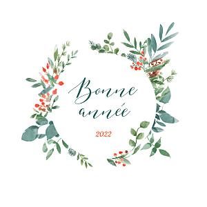 Carte de voeux hiver solstice d'hiver (4 pages) blanc Carte de voeux hiver solstice d'hiver (4 pages) blanc