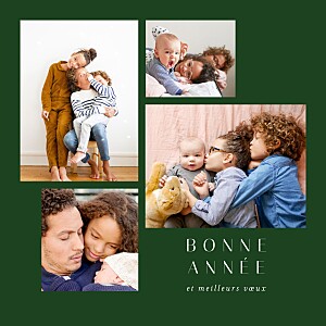 Carte de voeux vert barbe à papa noël vert Carte de voeux vert barbe à papa noël vert
