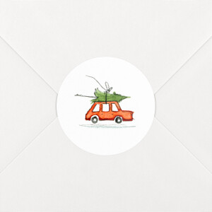 Stickers pour enveloppes vœux Jingle bells Stickers pour enveloppes vœux Jingle bells