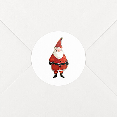 Stickers pour enveloppes vœux classique un air de fête Stickers pour enveloppes vœux classique un air de fête