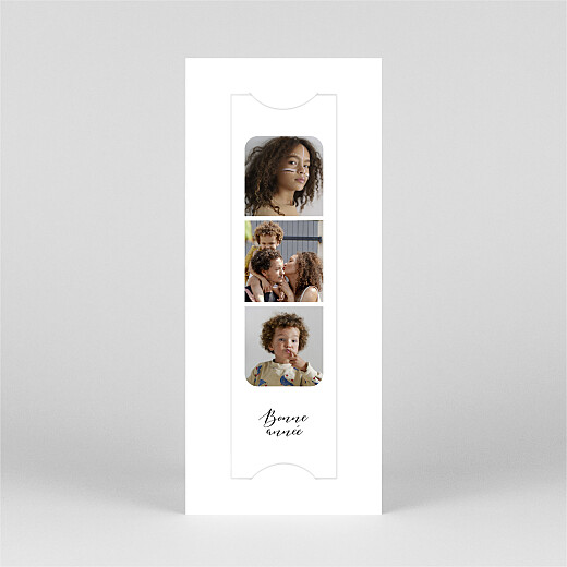 Carte de voeux Tendre innocence (marque-page) blanc - Vue 2
