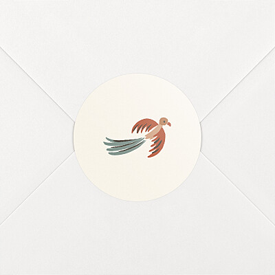 Stickers pour enveloppes naissance beige petite jungle vert Stickers pour enveloppes naissance beige petite jungle vert