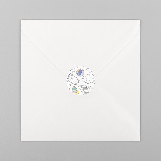Stickers pour enveloppes naissance À colorier ! by OMY couleurs - Vue 2