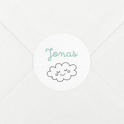 Stickers pour enveloppes naissance blanc à colorier ! by omy blanc Stickers pour enveloppes naissance blanc à colorier ! by omy blanc