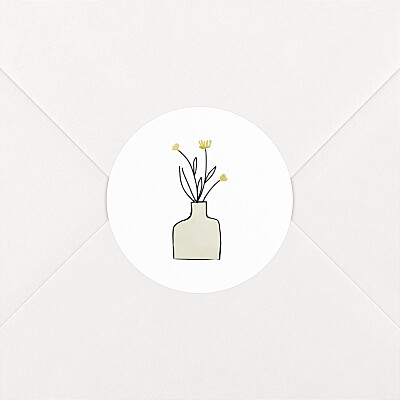 Stickers pour enveloppes naissance fille instant en famille Stickers pour enveloppes naissance fille instant en famille