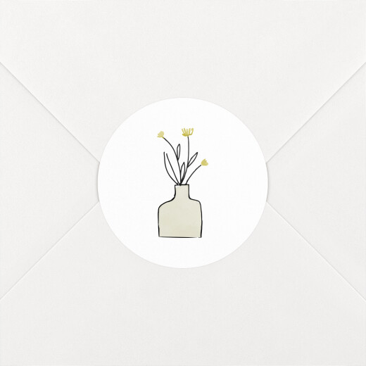Stickers pour enveloppes naissance Instant en famille - Vue 1