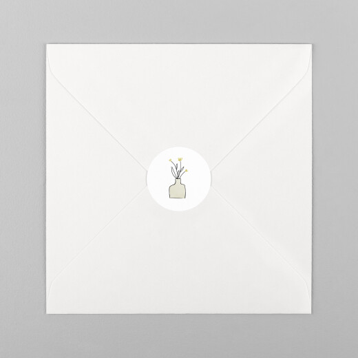 Stickers pour enveloppes naissance Instant en famille - Vue 2 Stickers pour enveloppes naissance Instant en famille - Vue 2