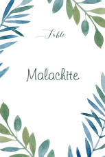 Marque-table mariage Belle saison bleu Marque-table mariage Belle saison bleu