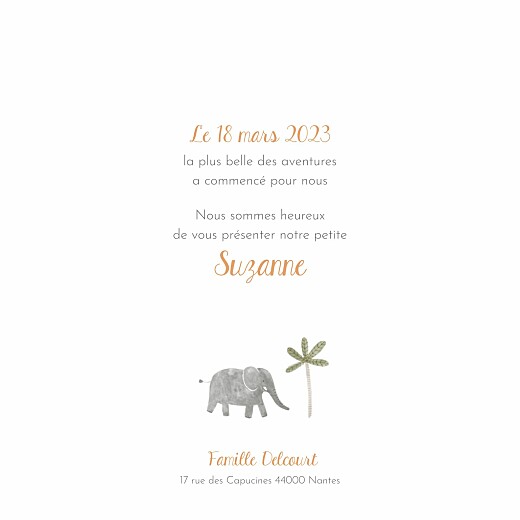Faire-part de naissance Petite oasis (4 pages) beige - Page 3 Faire-part de naissance Petite oasis (4 pages) beige - Page 3
