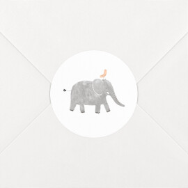 Stickers pour enveloppes naissance Petite Oasis (Blanc)