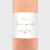 Étiquette de bouteille baptême Couronne de roses blanc - Vue 2