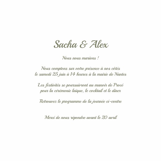 Faire-part de mariage Votre mariage en pictos (4 pages) - Page 3 Faire-part de mariage Votre mariage en pictos (4 pages) - Page 3