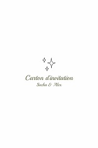 Carton d'invitation mariage traditionnel votre mariage en pictos (portrait) Carton d'invitation mariage traditionnel votre mariage en pictos (portrait)
