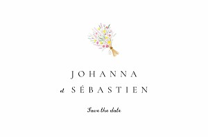 Save the date tomoë notre mariage illustré Save the date tomoë notre mariage illustré