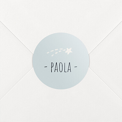 Stickers pour enveloppes naissance bleu cosmos bleu ciel Stickers pour enveloppes naissance bleu cosmos bleu ciel
