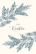 Marque-table mariage Ritournelle bleu Marque-table mariage Ritournelle bleu
