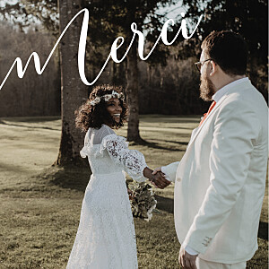 Carte de remerciement mariage Un grand merci blanc Carte de remerciement mariage Un grand merci blanc